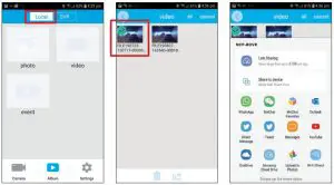 FIG 8 SHARING VIDEOS ON SOCIAL MEDIA