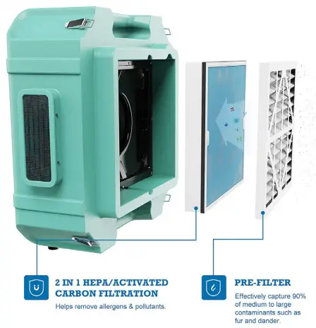 PureAiro HEPA Pro 770 air scrubber