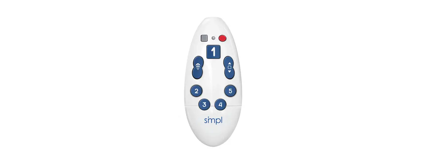 Simpl 0036 Tv Remote For Seniors Smpl User Guide