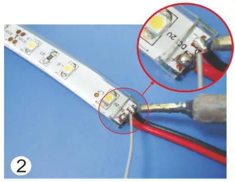 PROLED IP20 Flex Lightning Strip - Soldering of cables 8