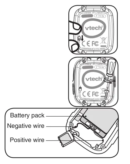 Kidizoom Smartwatch DX - How to take out the battery for disposal