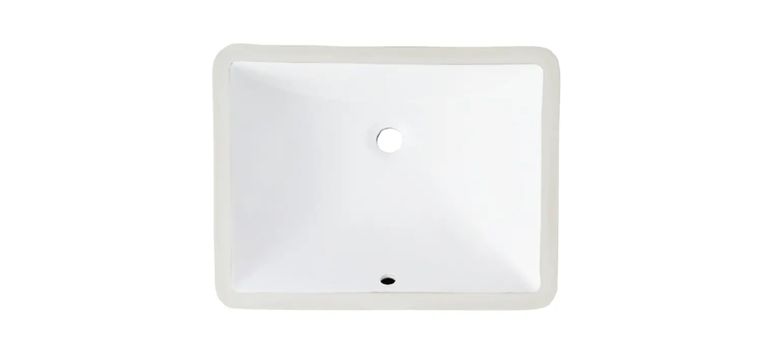 Stylish Porcelain Sink Rectangular Undermount Bathroom Instructions