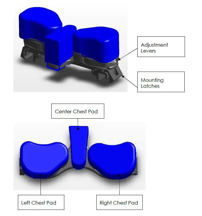 Hillrom A-70270 -Contour -Breast- Positioners -1