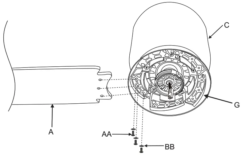 HOME DECORATORS COLLECTION SW19110 MWH Britton 52 Inch Ceiling Fan - fig 14
