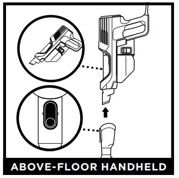 SHARK HZ500ANZ Corded Stick Vacuum - CLEANING MODES2