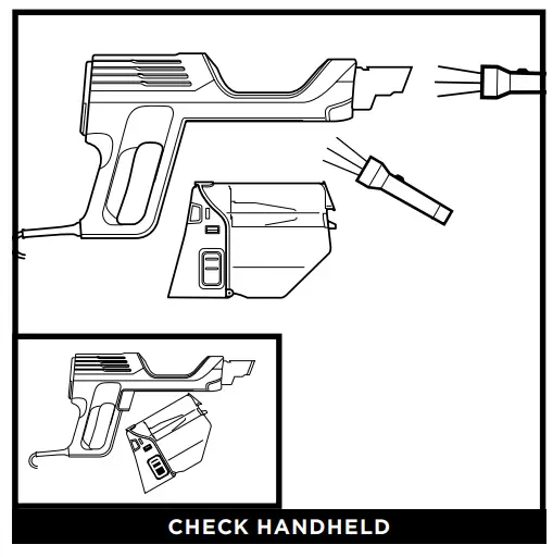 SHARK HZ500ANZ Corded Stick Vacuum - handheld1
