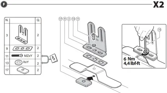 MENABO FIX 603FP Mounting Feet Fixpoint Professional - fig12