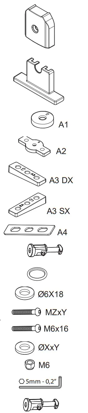 MENABO FIX 603FP Mounting Feet Fixpoint Professional - fig2