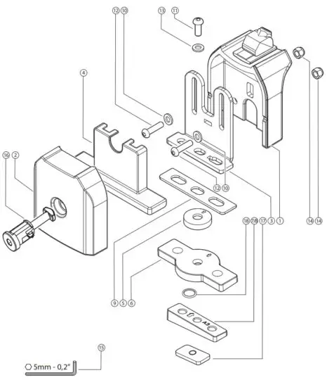 MENABO FIX 603FP Mounting Feet Fixpoint Professional - fig5