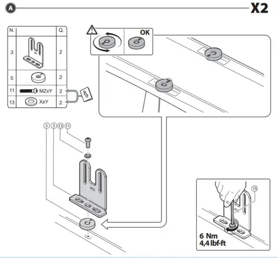 MENABO FIX 603FP Mounting Feet Fixpoint Professional - fig7