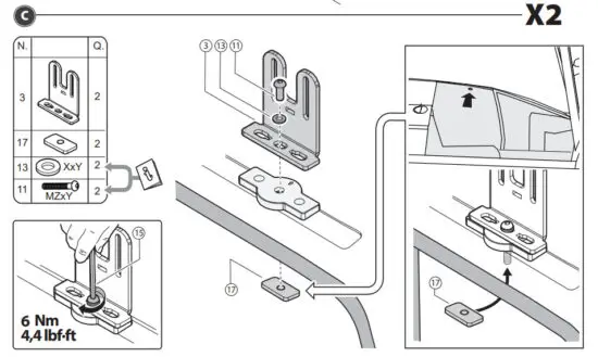 MENABO FIX 603FP Mounting Feet Fixpoint Professional - fig9