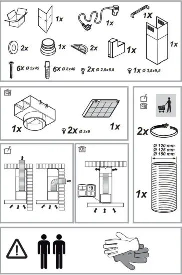 Whirlpool WHBS 62F LT K Built-In Hood - fig2