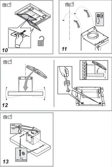Whirlpool WHBS 62F LT K Built-In Hood - fig5
