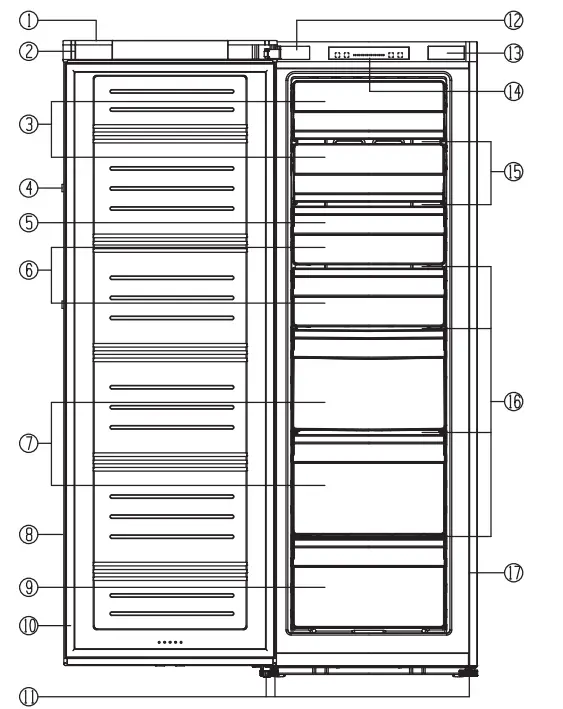Hisense H310US Pigeon Pair Freezer-fig14