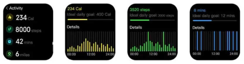 3Plus VIBE Plus Digital Smart Watch Fitness Tracker with Color TFT Display 11