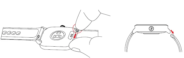 3Plus VIBE Plus Digital Smart Watch Fitness Tracker with Color TFT Display 9