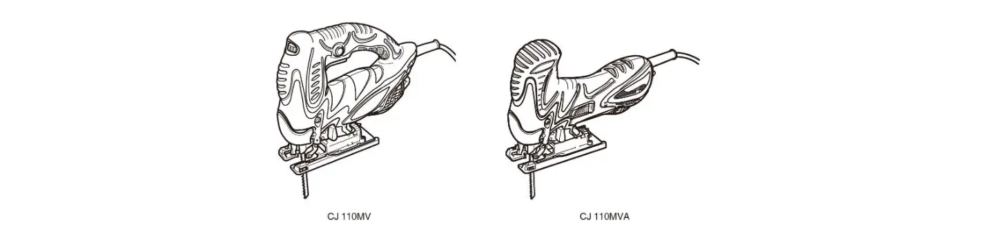 Hikoki Cj110mv Spare Parts For Jigsaw Instruction Manual
