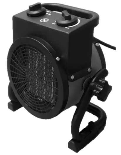 EUROM 340143 EK2K Round Compact Workshop Stove with Ceramic Element - Cover