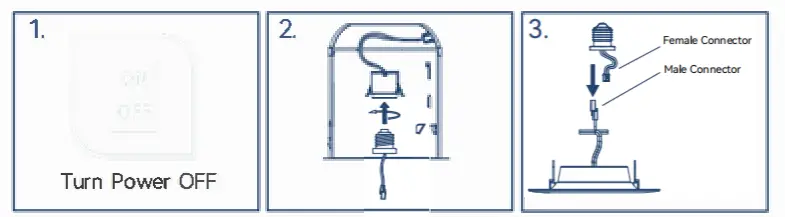 Amico 5 6 inch LED Recessed Lighting 12 Pack - fig