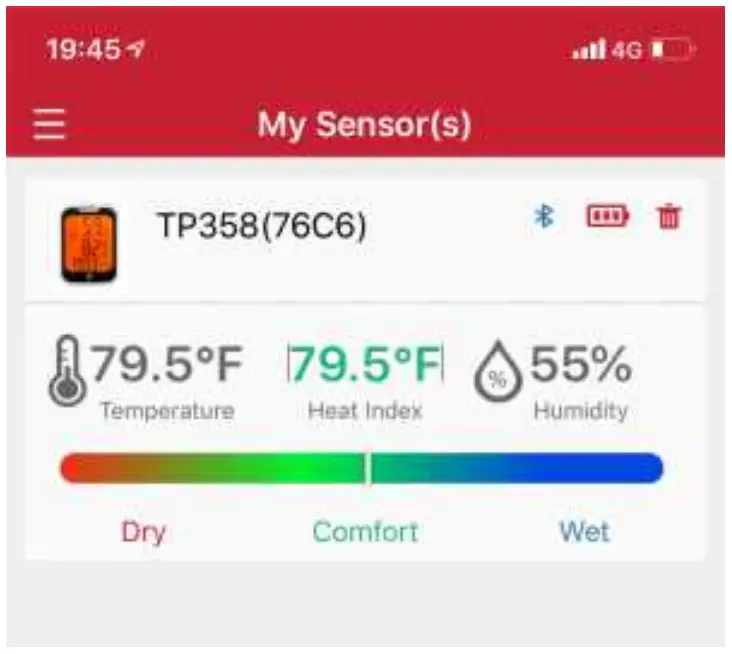 ThermoPro Bluetooth Indoor Thermometer Hygrometer fig 3