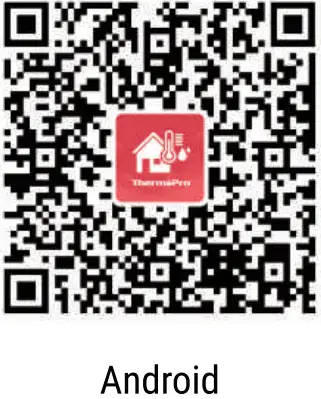 ThermoPro Bluetooth Indoor Thermometer Hygrometer qr code 1