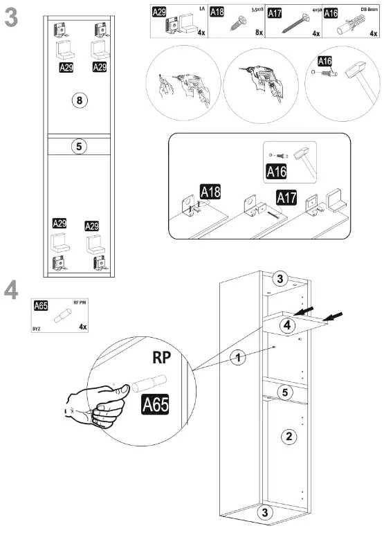 Homeline Cobra gloss bathroom furniture - fig8