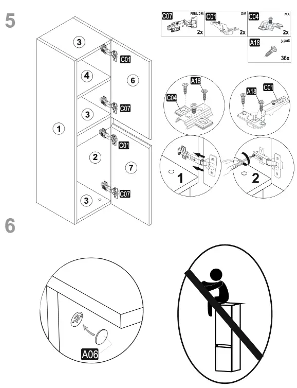 Homeline Cobra gloss bathroom furniture - fig9