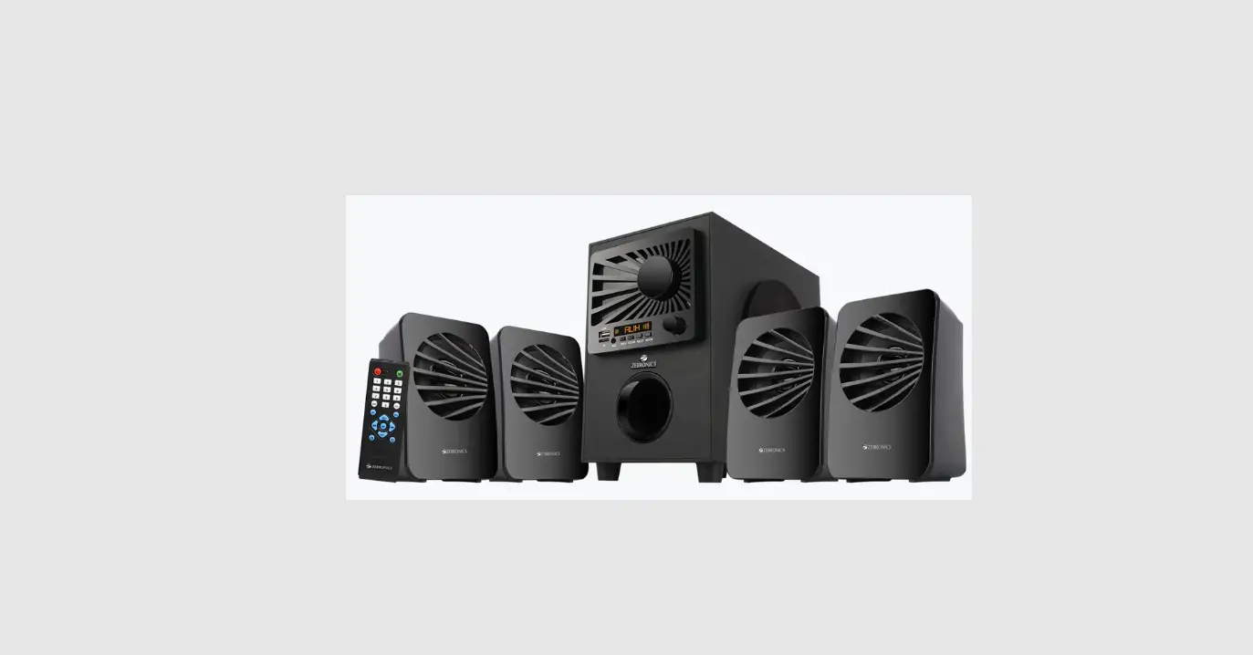 Zebronics Zeb-sunshine 4.1 Speaker With Subwoofer User Manual