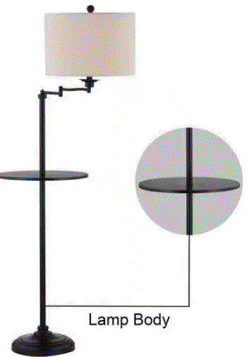 Maxax-F01-BK-60-Inch-Black-Tray-Table-Floor-Lamp-PRODUCT