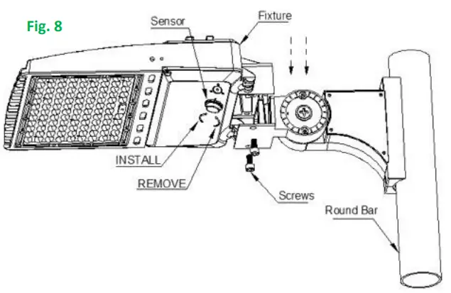 LEDONE LOC RGAL MW(75 100 120 150) 50KD T3LV RGAL SERIES AREA LIGHT MULTI WATTAGE - fig5