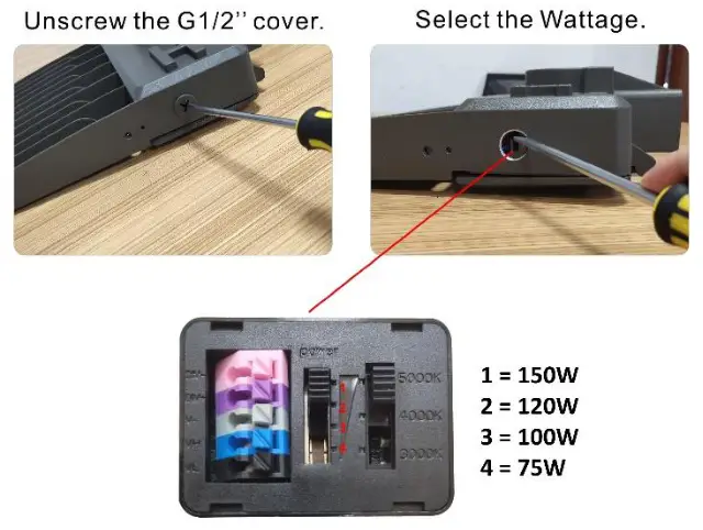 LEDONE LOC RGAL MW(75 100 120 150) 50KD T3LV RGAL SERIES AREA LIGHT MULTI WATTAGE - fig6