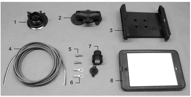 Optional iPad Mini Mounting Kit