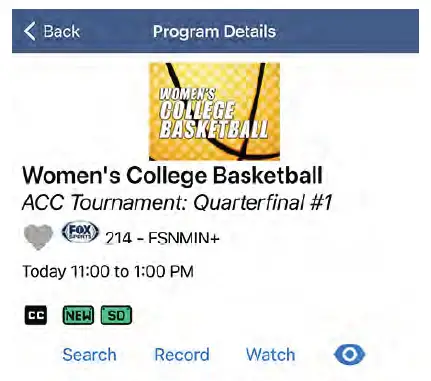 Ntera ManageMyTV App FIG 19
