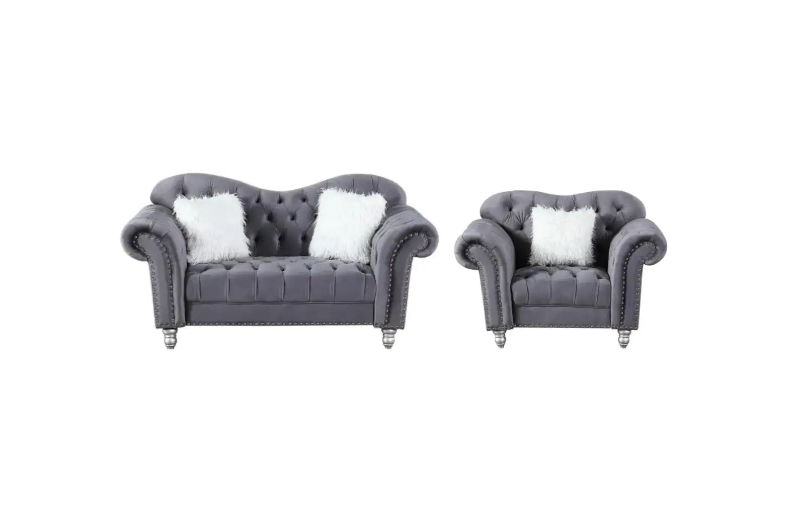 Morden Fort 5905 Tufted Camel Back Armchair Sofa Set Loveseat And Sofa Instruction Manual