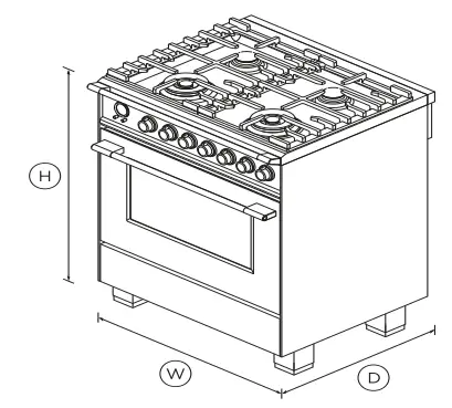 FISHER PAYKEL OR30SCG6R1 Dual Fuel Range 1