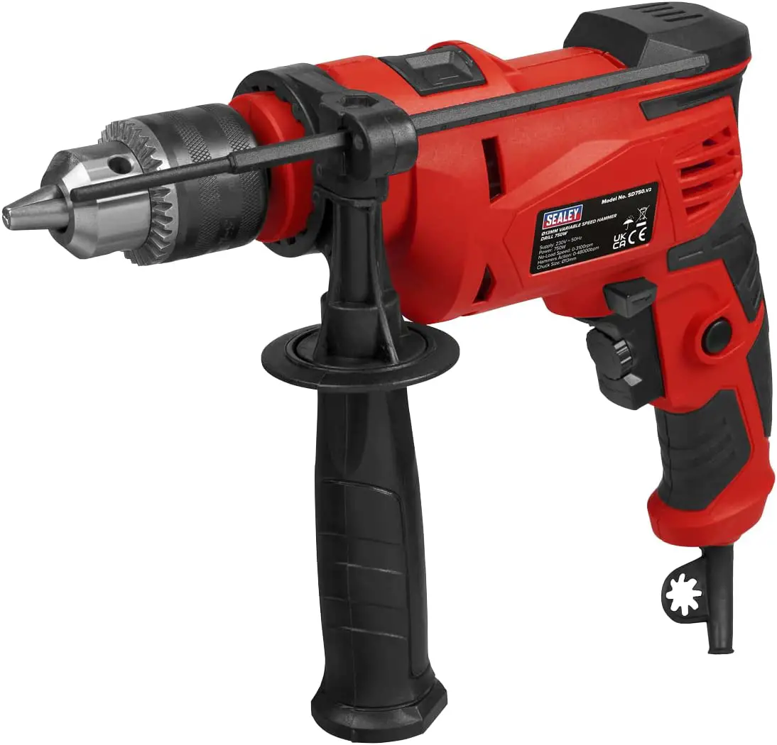 SEALEY SD750.V2 750W Variable Speed Hammer Drill
