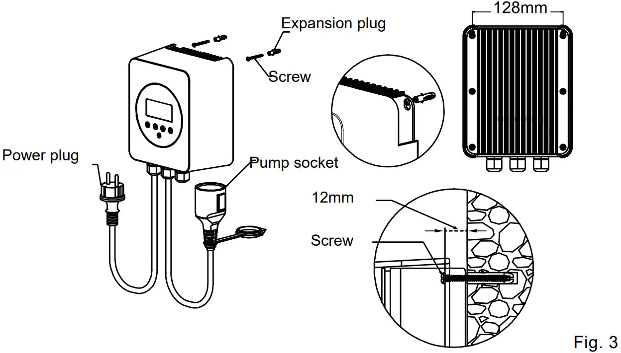 AQUA FORTE Vario 1100 Frequency Inverter - fig 5