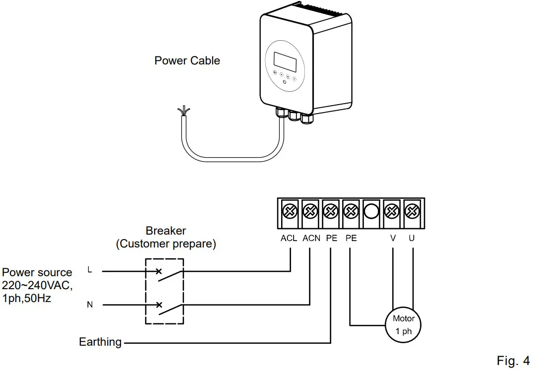 AQUA FORTE Vario 1100 Frequency Inverter - fig 6