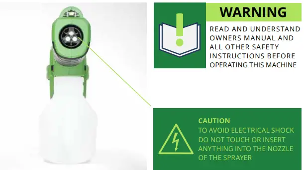 Clemas Co Ltd VP200ESK Victory Electrostatic Handheld Sprayer-fig4