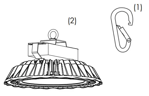 VENTURE LIGHTING HB64152 300W White LED Highbay Light - fig 1