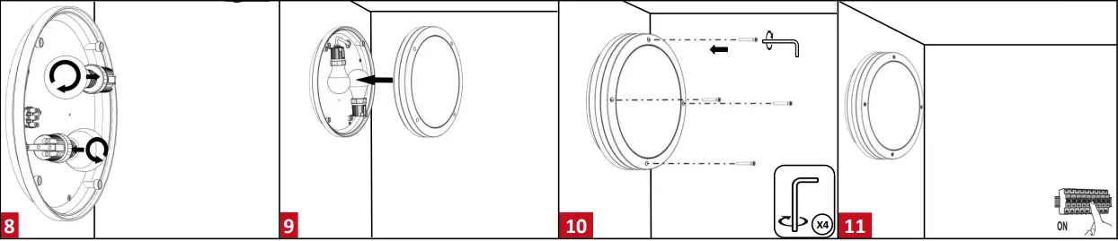 resistex 946701 Priam RD 2XE27 ANT Square Porthole with 2xE27 Socket-fig4