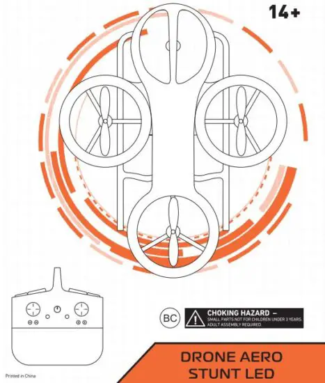 SHARPER IMAGE DRONE AERO Stunt LED.JPG