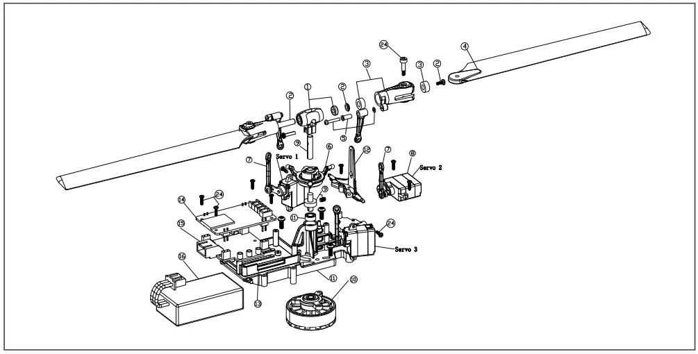 EACHINE E120S 2.4G 6CH 3D6G System Brushless Flybarless RC Helicopter-fig12