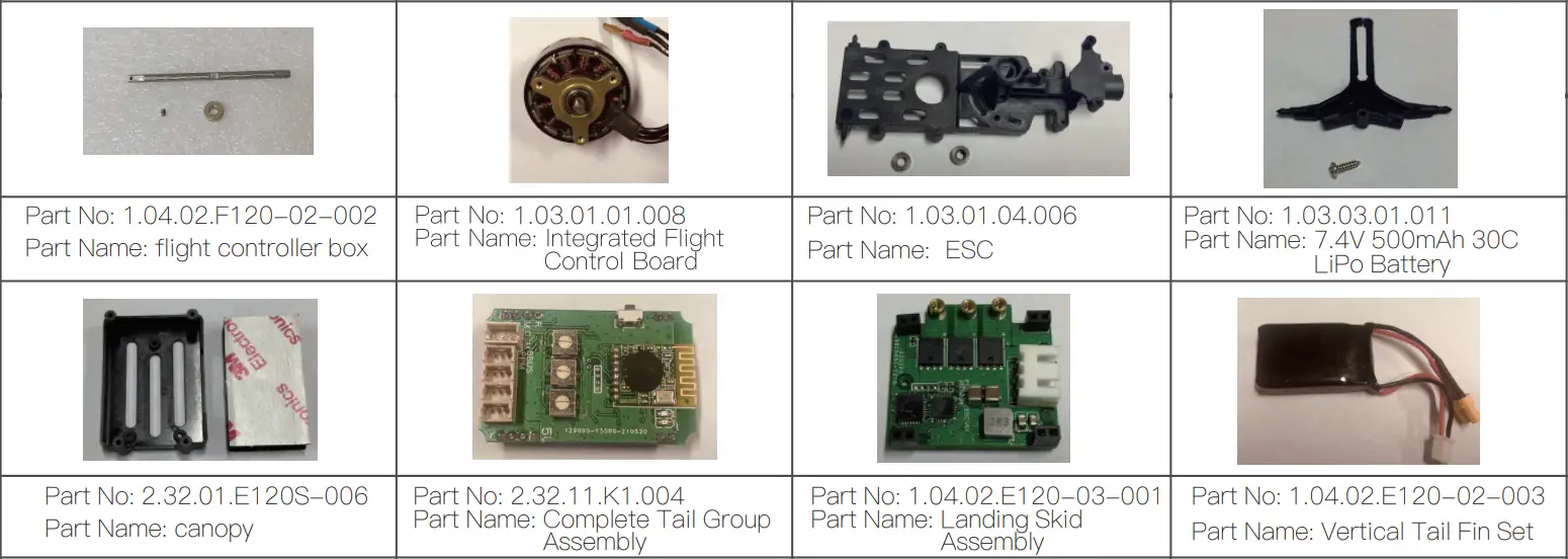 EACHINE E120S 2.4G 6CH 3D6G System Brushless Flybarless RC Helicopter-fig15