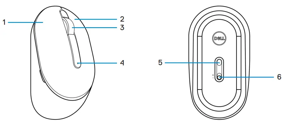 DELL KM5221W Pro Wireless Keyboard and Mouse Combo - fig 3