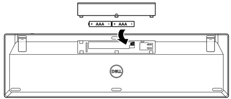DELL KM5221W Pro Wireless Keyboard and Mouse Combo - fig 5