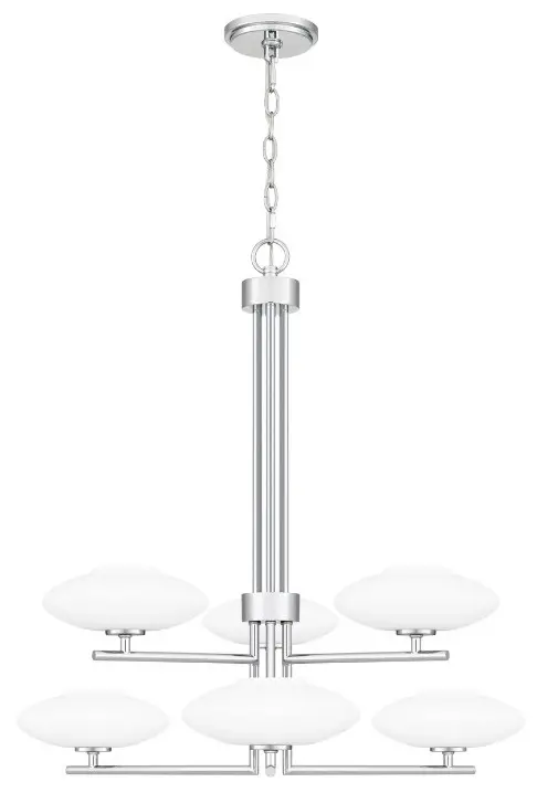 QUOIZEL QCH5577C 29 Inch Polished Chrome Chandelier Ceiling Light