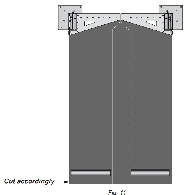 Curtron PP C 080 4884 48 x 84 Polar Pro Swinging Door Polar Grade - fig 16