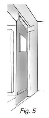 Curtron PP C 080 4884 48 x 84 Polar Pro Swinging Door Polar Grade - fig 8