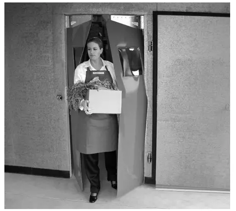 Curtron PP C 080 4884 48 x 84 Polar Pro Swinging Door Polar Grade